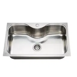 Jayna Signature Collection Oracle 30x20 inch Matt Finish Stainless Steel Single Bowl Kitchen Sink with Flange, OR 02-27