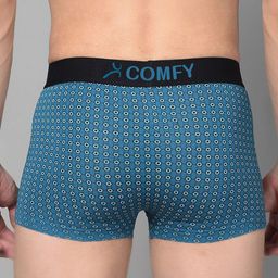 AMUL COMFY Pack Of 4 Printed Breathable Trunks-ACM101BTRNK-BL-GY-BK-PB-75-PO4 image 3