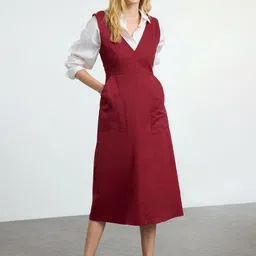 Trendyol Pinafore Midi Dress-image-31