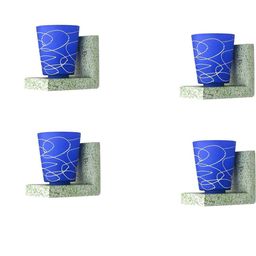 SOMIL Blue Glass Cylinder Printed Wall Lamps-image-126