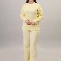 Camey Pure Wool Sweater With Palazzo Co-Ords-image-34