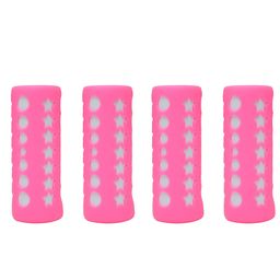 Safe-O-Kid Silicone Insulated Feeding Bottle Cover Pink - 250 ml-image-89