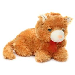 Tickles Cute Cat Soft Stuffed Plush Animal Toy for kids Boys & Girls Birthday Gifts (Color: Brown - Height 35 cm)-14