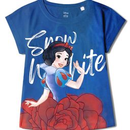 Wear Your Mind Disney Snow White And The Seven Dwarfs Featuring Half Sleeves Character Printed Top - Royal Blue-image-50