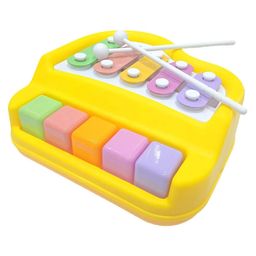 SUPER TOY Musical Xylophone Drum for Kids 2in1 Piano Sound Toy for Toddlers Birthday Gift-27