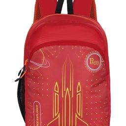 Harissons R59 Spacecraft Red Yellow School Bag for Kids.(Age- 6 to 9 Year -16 Inches)-image-49