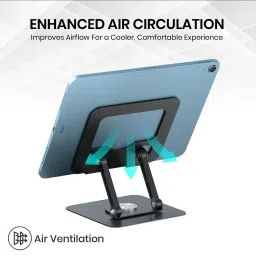 portronics My Buddy A1 Tablet Holder with Rotating Base image 3