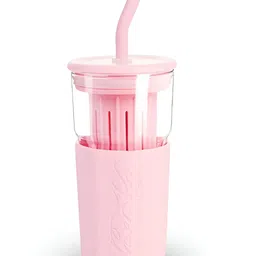 YELONA Pink Single Glass Solid Double Wall Vacuum Water Bottle-picture-12