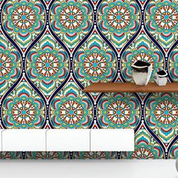 ArtzFolio Printed UV-Resistant Anti-Bacterial Ethnic Mandala Pattern Peel & Stick Wallpaper-image-67