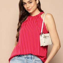 encore by INVICTUS Striped Halter Neck Top-picture-42