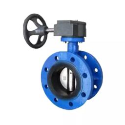 Flowtek 39.37 inch, 1000 mm Cast Iron Gear Operated Centric Disc Type Butterfly Valve with SS 304 Disc-image-20