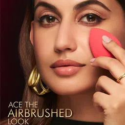 Lakme 9To5 Primer+Matte Perfect Cover Foundation 25 ml - Cool Cocoa C390 &  Beauty Blender image 5