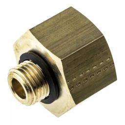 Legris Brass Pipe Fitting Straight Threaded Adapter Male G 1/4 inch to Female G 1/2in, 0169 13 21 (Pack of 5 Pcs)-picture-27