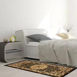 OBSESSIONS Black & Beige Ethnic Motif Printed FloorRunners-17