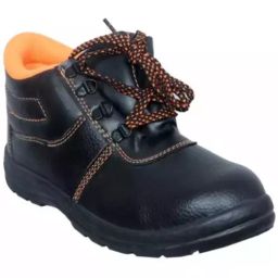SLT-HUB Steel Toe Safety Shoes High Ankle Black Leather Size UK 7, Exclusive Safety (Pack of 12 Pairs)-image-56