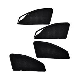 Auto Pearl Black Zipper Magnetic Free Size Window Car Curtain with Cleaning Brush for Baleno Old-image-43