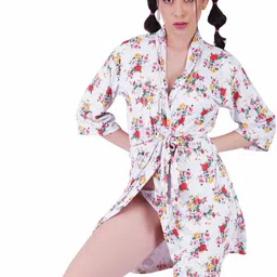 GuSo Shopee Women White Net Baby Dolls-image-75