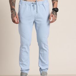 HERE&NOW Men Jogger Fit Stretchable Jeans-picture-48