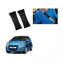 Auto Pearl Seat Belt Cushion (Pack of 2, Black) Compatible for Maruti Suzuki A Star-image-38