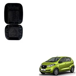 Auto Pearl Car Wooden Bead Seat Cushion with Velvet Border Compatible for Redi Go - Set of 2 Pcs-image-93