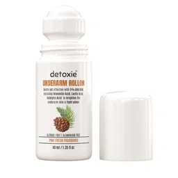 Detoxie Set Of 2 5% AHA BHA Underarm Lightening Deo Roll On - 40 ml Each -Pine Fresh image 3