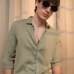 Campus Sutra Men Comfort Textured Opaque Casual Shirt-image-29
