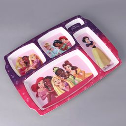 Disney Princess 5 Partition Plate - Multicolor-3