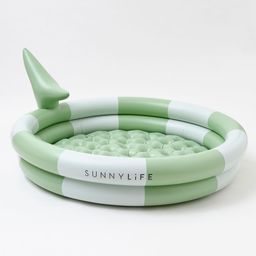 SUNNYLiFE green color Inflatable Backyard Pool Shark Tribe Khaki- green-20