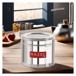 HAZEL Stainless Steel Containers for Kitchen Storage with Airtight Lid - Silver-22
