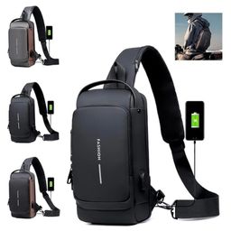 ARCADE TOYS Sling Backpack USB Anti-Theft Waterproof Chest Daypack Casual Shoulder Bag (Colour May Vary) - Height 12 Inches-image-18