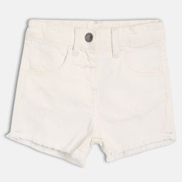 MINI KLUB Cotton Woven Solid Frayed Shorts - Lavender-picture-48