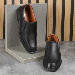 DAVINCHI Men Leather Formal Slip-On-image-89