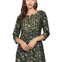 Anouk Floral Printed Kurti-image-18