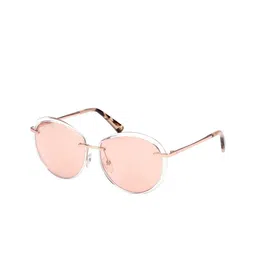 WEB EYEWEAR Women Round Sunglasses with UV Protected Lens WE0297 57 26Z-image-12
