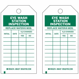 BRADY Tag 4 inch x 7 inch Green on White for Indoor/Outdoor Usage, 20TH02 (Pack of 10 Pcs)-image-75