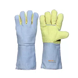 Saviour Leather Cut Resistant Gloves White Color, Standard Size, EN407/EN420 (Pack of 1 Pair)-picture-9