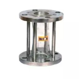 Valson 6 Stainless Steel 304 Solid Cylindrical Glass Valve (Full View) Flanged 150# Drill-image-71