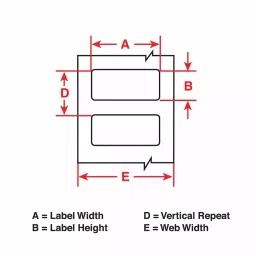 BRADY Matte finish 0.0035 inch Precut Label Roll 3,000 Labels, 2TYT2 (White)-image-5