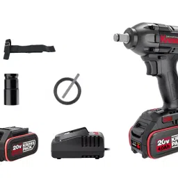 Kress Cordless Impact Wrench Brushless 300 Nm 20 V with Accessories, KU270S.2-16