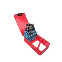 Jon Bhandari 1 to 10 mm High Speed Steel Drill Bit Set Silver Finish, EH-R31O-8BC3 (Set of 19)-19