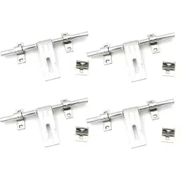 Legal L-454 4 PCS -16MMX3 ALDROP 4 LINE SS Matte & Glossy  16x43 mm Latching Draw Hasp (Set of 4)-51