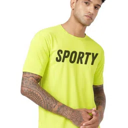 3Colors Typography Printed Moisture Wicking T-shirt-image-5