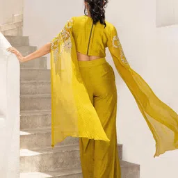 Pallavi Jaipur Embroidered Round Neck Top With Trouser image 2