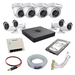 Prama 1MP 4 Bullet 4 Dome CCTV Camera Kit with 8 CH DVR 1TB HDD and 70 m Wire-42
