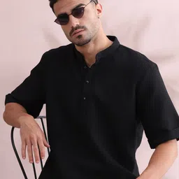 FILORI Men Checked Kurta-31
