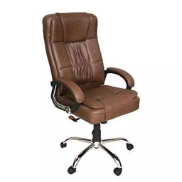 Stolica S157 Brown Leather High Back Revolving Office Chair-image-61