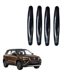 SPREADX Plastic Car Compact Black Colour Elegant Door Guard Protection Universal Type Suitable for Toyota Urban Cruiser (Set of 4 Pcs)-image-18