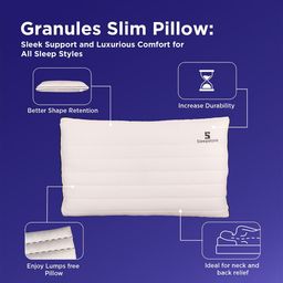 sleepstore Granules Slim Pillow - 27x18" Pack of 4 image 5