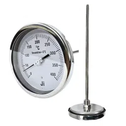 Japsin Instrumentation Bimetal Dial Thermometer Temperature Gauge 0 to 400°C Range 100 mm (4 inch) Dial Size, JIPL-BMT-100MM-7-9