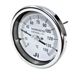 Japsin Instrumentation Bimetal Dial Thermometer Temperature Gauge 0 to 150°C Range 100 mm (4 inch) Dial Size, JIPL-BMT-100MM-8 image 2